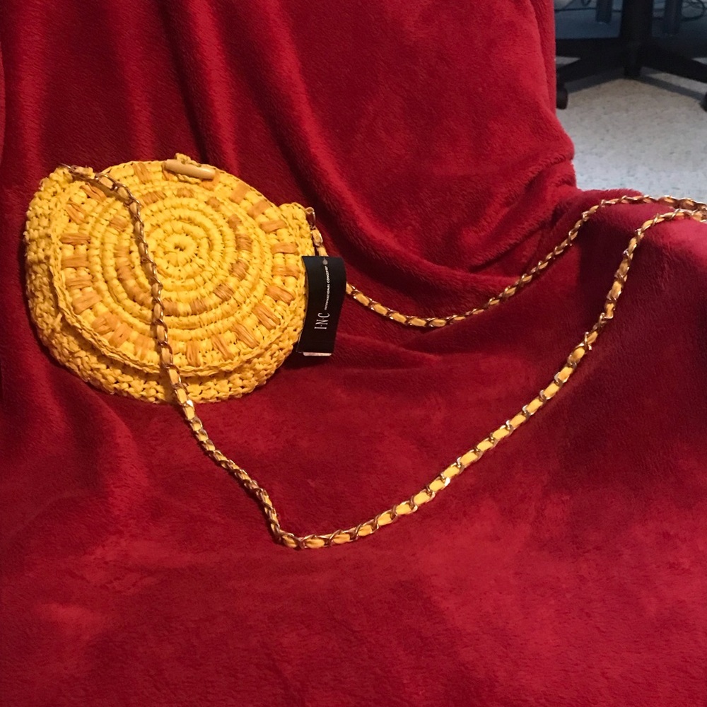 Inc straw purse